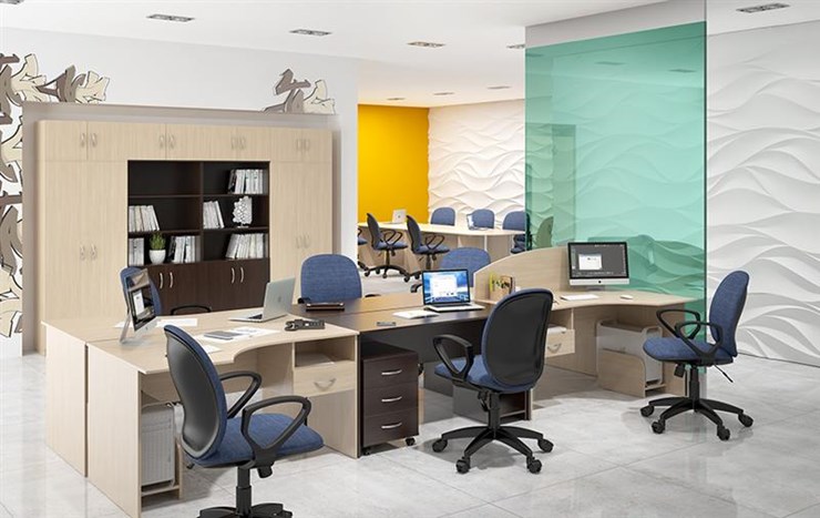 Офисный комплект мебели SIMPLE в Махачкале - изображение 5